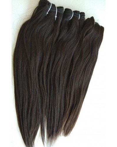Full Cuticle Top Indian Raw Human Hair Weft Straight