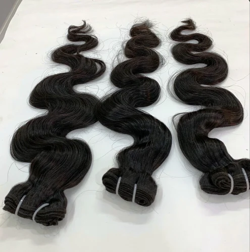Full Cuticle Top Indian Raw Human Hair Weft Deep wave